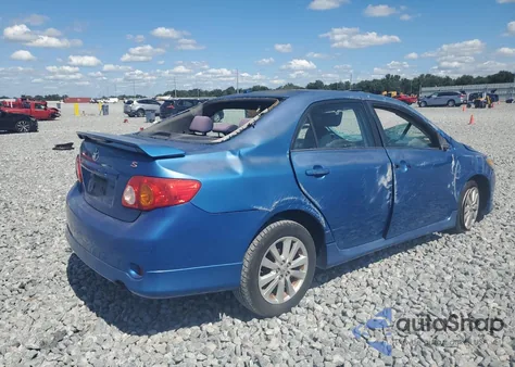 2010 Toyota Corolla Base from USA, damaged, VIN 2T1BU4EE4AC453313